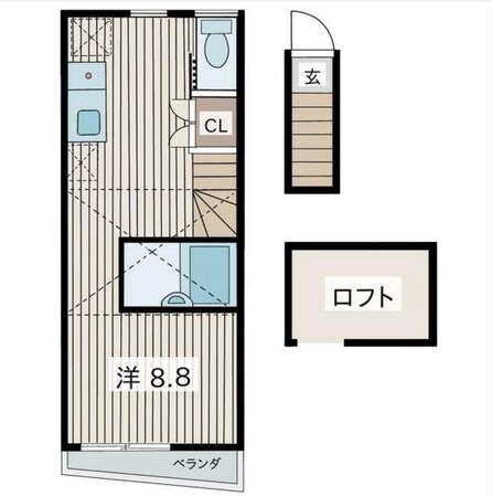 サンコート所沢の物件間取画像